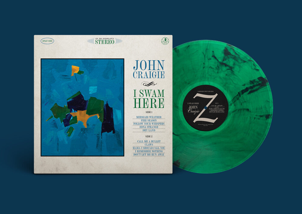 John Craigie- I Swam Here [Indie Exclusive] Green [Colored Vinyl] (Grn) [Limited Edition] [Indie Exclusive] - LP