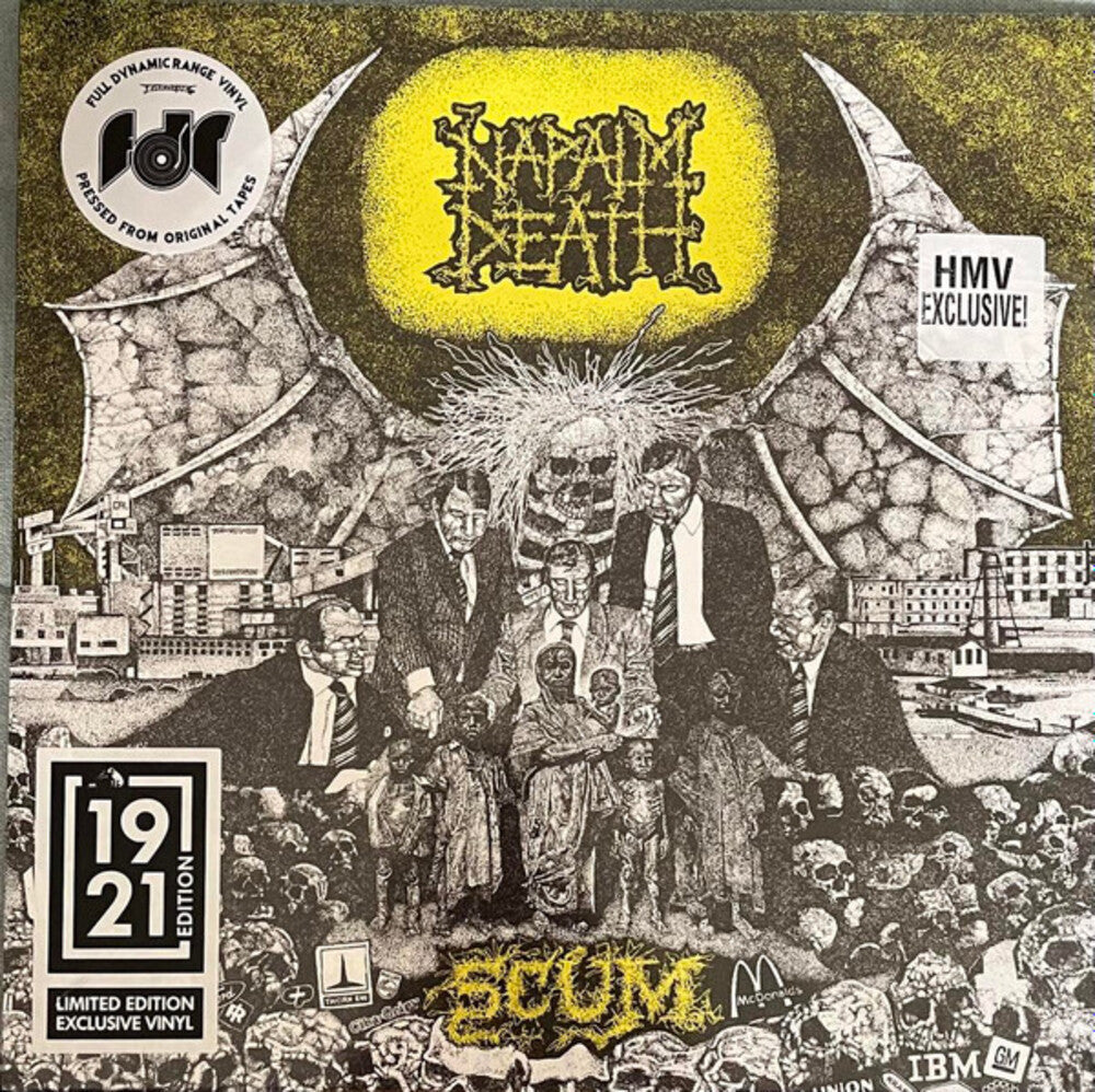 Napalm Death- Scum - White Vinyl [Colored Vinyl] (Wht) (Uk) - LP