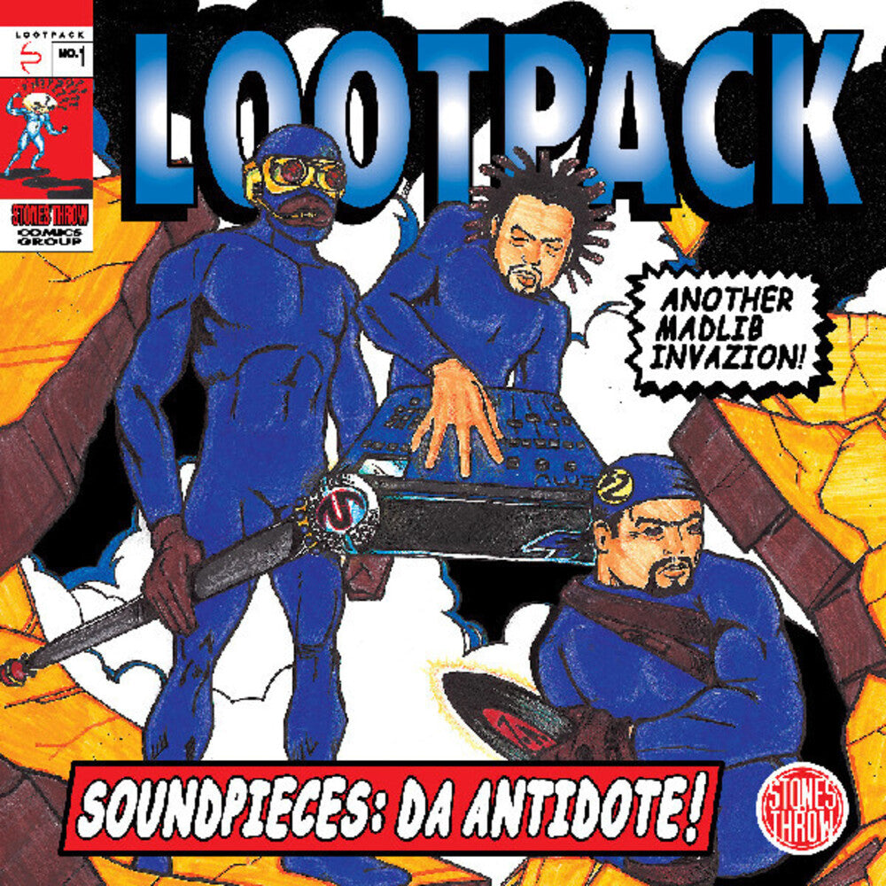 Lootpack- Soundpieces: Da Antidote (Blue) [Colored Vinyl] (Red) (Ylw) - LP
