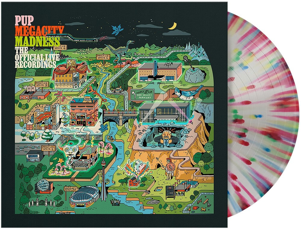 Pup- Megacity Madness (The Official Live Recordings) [Multicolor Splatter LP] - LP