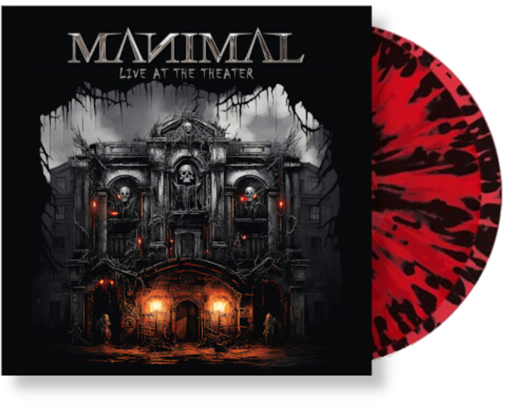 Manimal- Live At The Theater - Red/black - LP