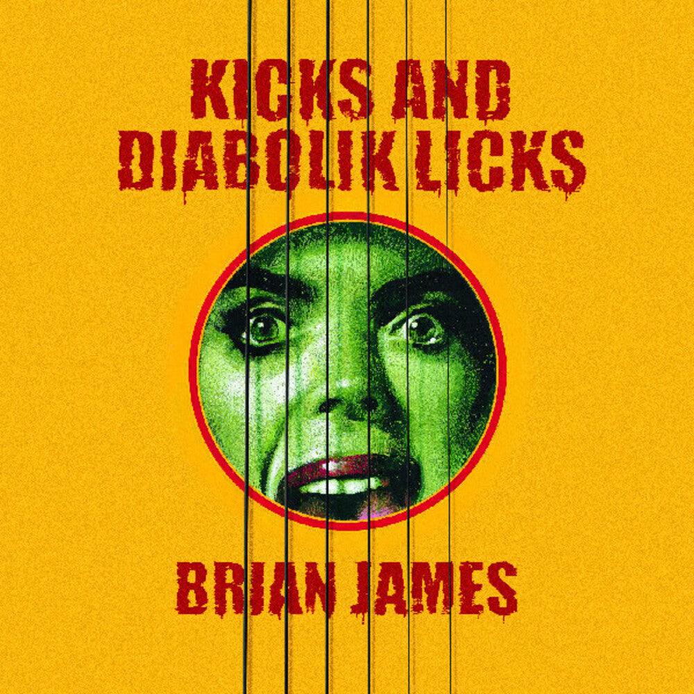 Brian James- Kicks And Diabolik Licks [Colored Vinyl] (Ylw) - LP