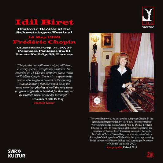 Idil Biret- Idil Biret At Schwetzingen Festival 14 May 1999 - LP
