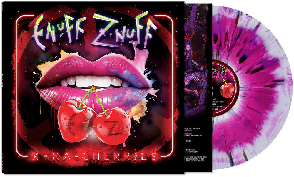 Enuff Z'Nuff- Xtra Cherries [Black/Pink/White Splatter/Haze] - LP