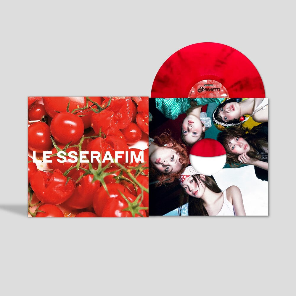 LE SSERAFIM- 1st Single Album 'SPAGHETTI' [Tomato Red] - LP