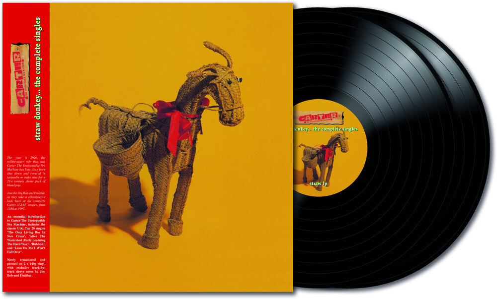 Carter The Unstoppable Sex Machine- Straw Donkey - The Complete Singles - LP