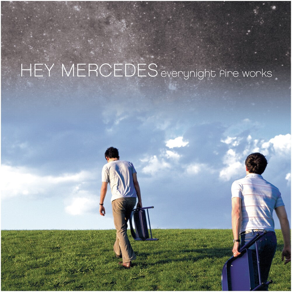 Hey Mercedes- Everynight Fire Works - Blue (Blue) [Colored Vinyl] (Gate) - LP