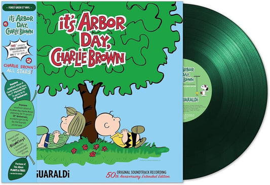 Vince Guaraldi- It's Arbor Day, Charlie Brown / Charlie Brown's All Stars! (Original Soundtrack Recordings) (50th Extended/60th Anniversary Ed) [Forest Green Vinyl] - LP