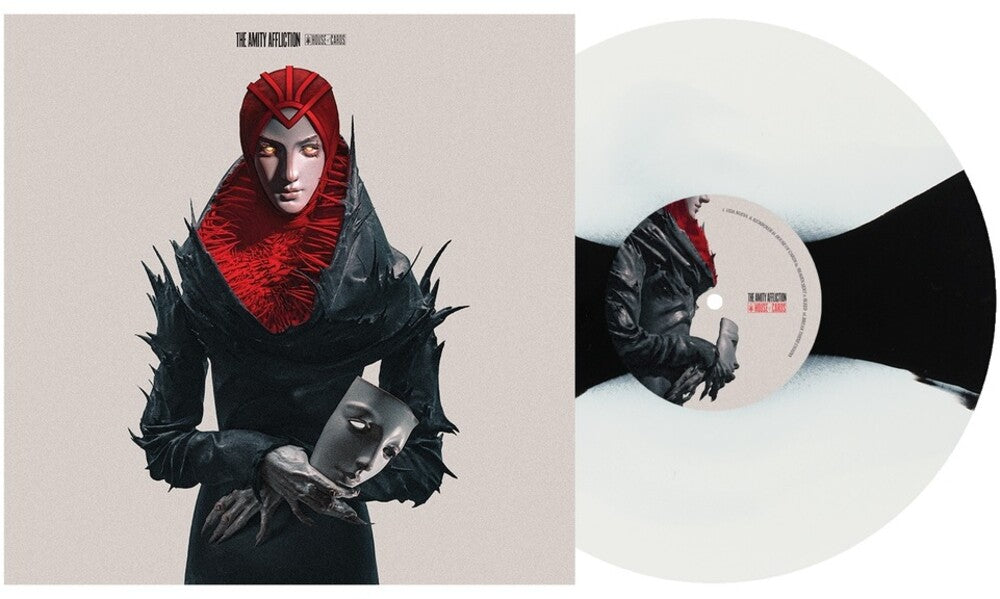 The Amity Affliction- House of Cards [Indie Exclusive White / Black / White Tri-Stripe] - LP