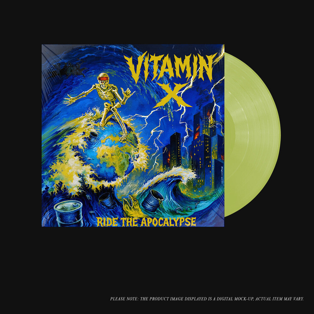 Vitamin X- Ride The Apocalypse [Clear Vinyl] [Limited Edition] (Lime) - LP