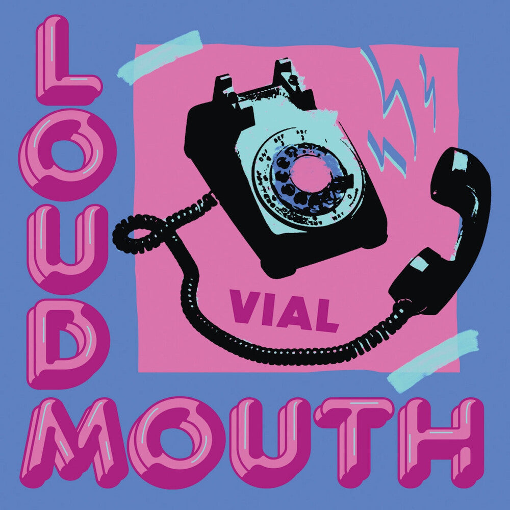Vial- Loudmouth - Ice Blue With Aqua Blue Spokes (Blue) - LP