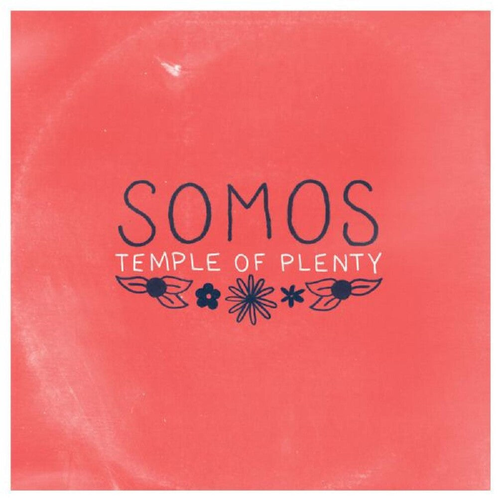 Somos- Temple Of Plenty - Red & Sea Glass Blue Splash - LP