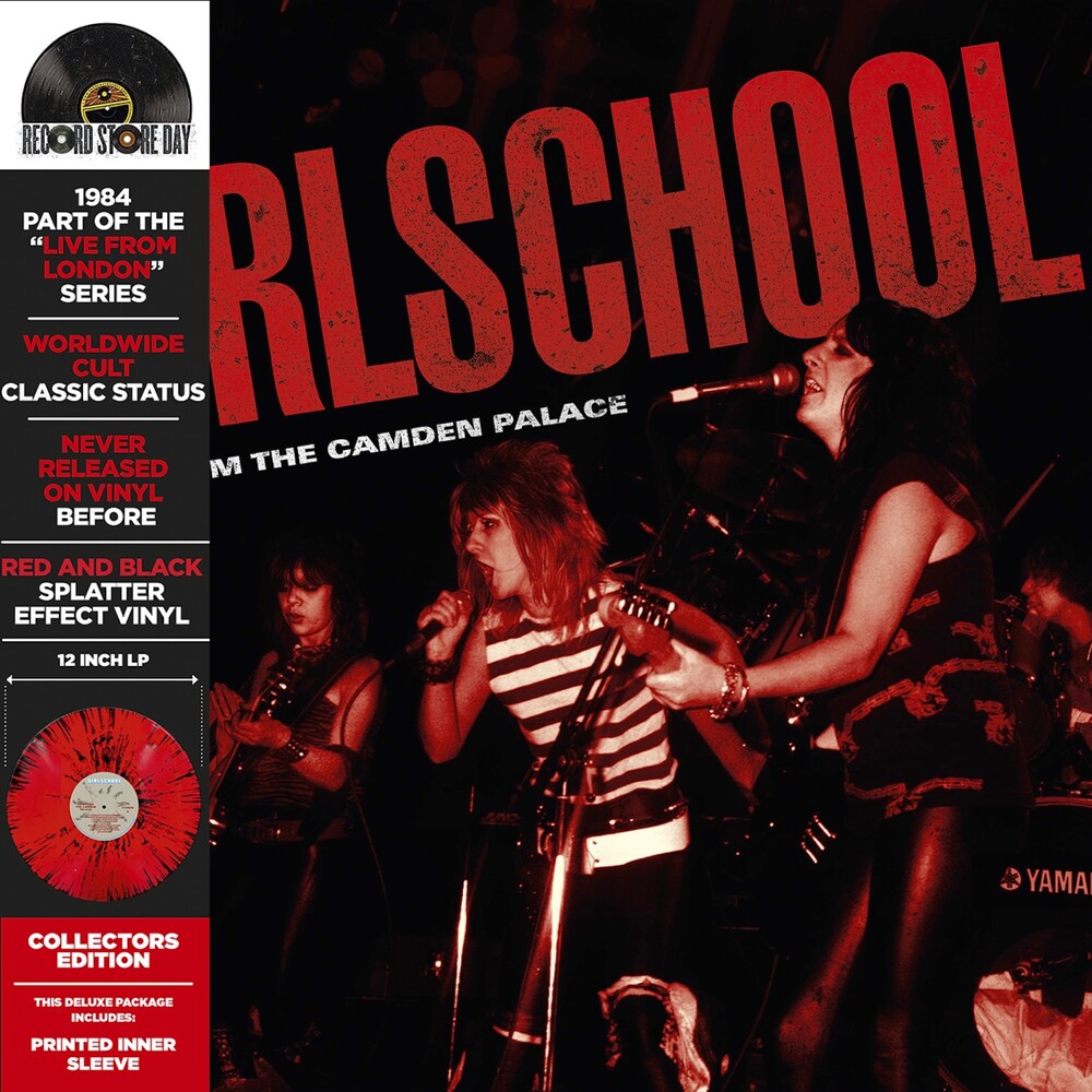 Girlschool- Live From The Camden Palace - Red [Colored Vinyl] [Deluxe] - LP