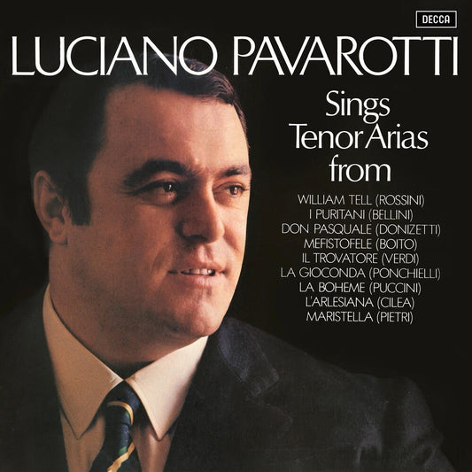 Luciano Pavarotti- Sings Tenor Arias From Italian Opera - LP
