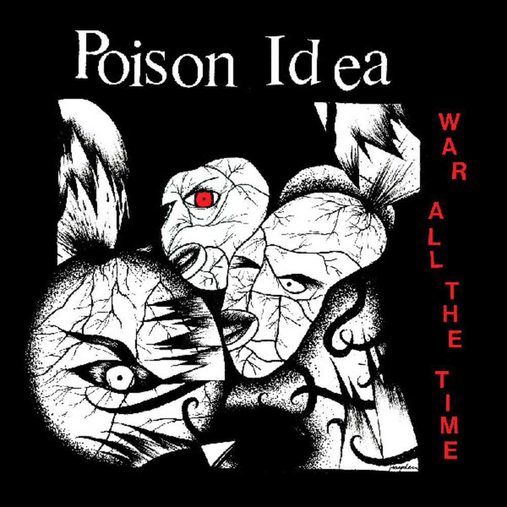 Poison Idea- War All The Time - Opaque Green Vinyl - LP