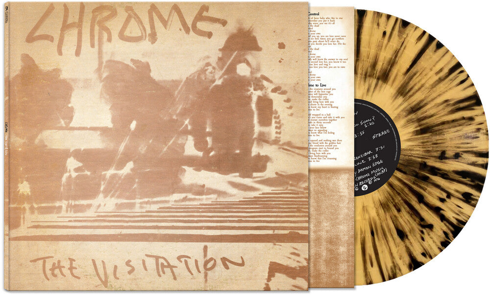 Chrome- The Visitation [Black/Gold Splatter] - LP