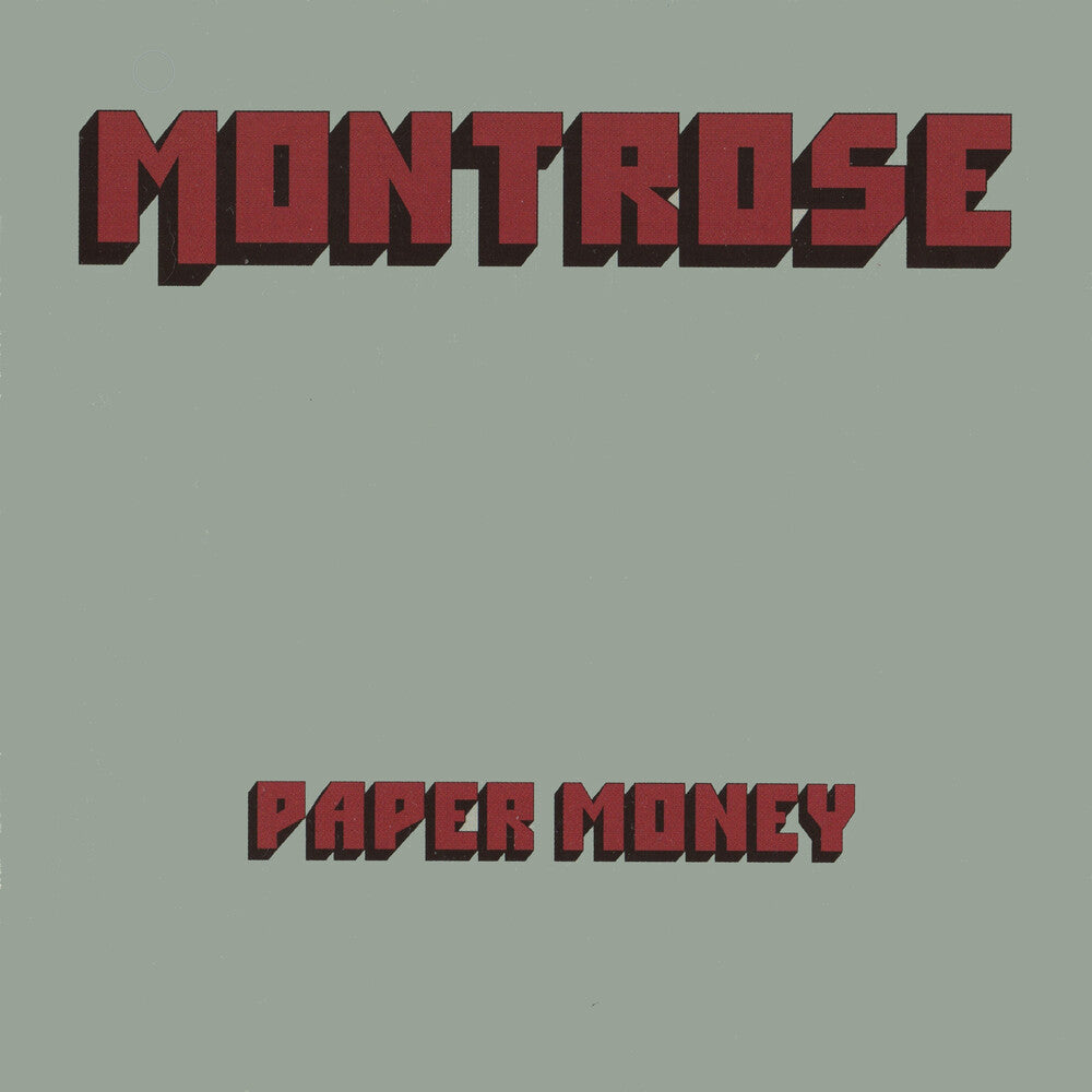 Montrose- Paper Money Featuring Sammy Hagar [Clear Vinyl] (Red) - LP