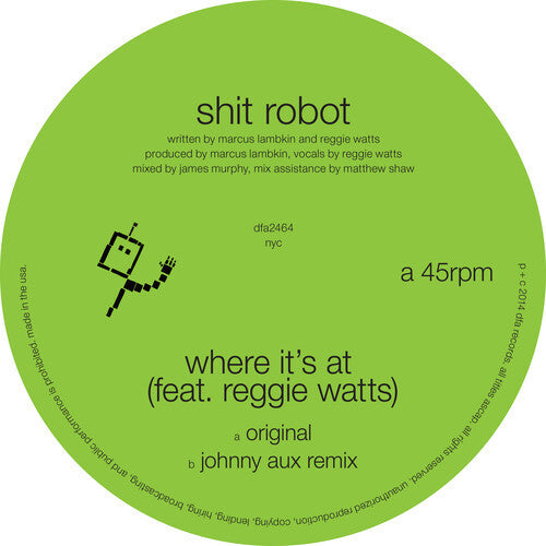 Shit Robot: Where It's at (Feat. Reggie Watts) [ LP ]