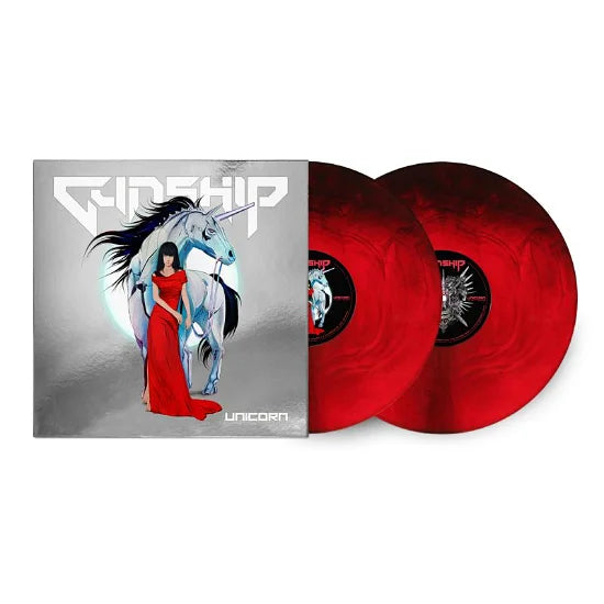 Gunship- Unicorn (Blood & Chrome Edition) (Indie Exclusive Vinyl) - LP