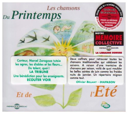 Marcel Zaragoza: Printemps Chansons Pour Enfants  [ CD ]