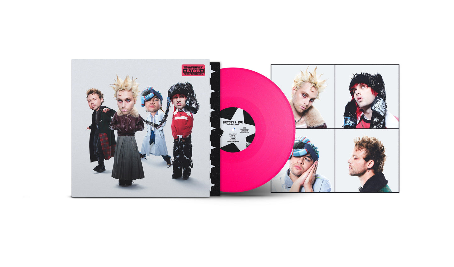 5 Seconds of Summer- Everyone's A Star! [Neon Pink Glitter LP] - LP