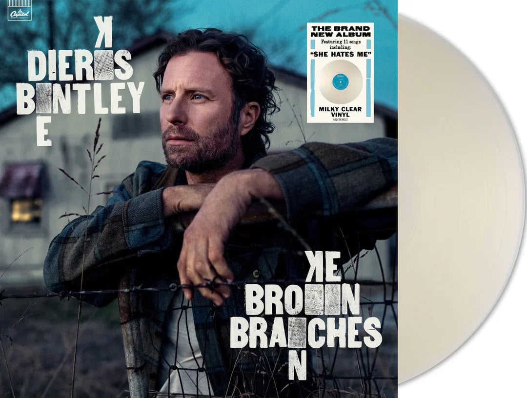 Dierks Bentley- Broken Branches (Indie Exclusive Milky Clear Vinyl) - LP
