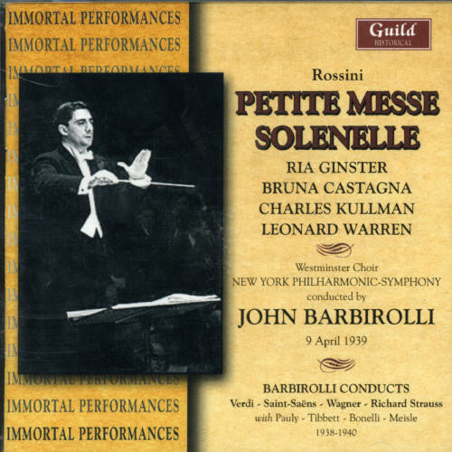 John Barbirolli: Petite Messe Solenelle & Other Rarities  [ CD ]