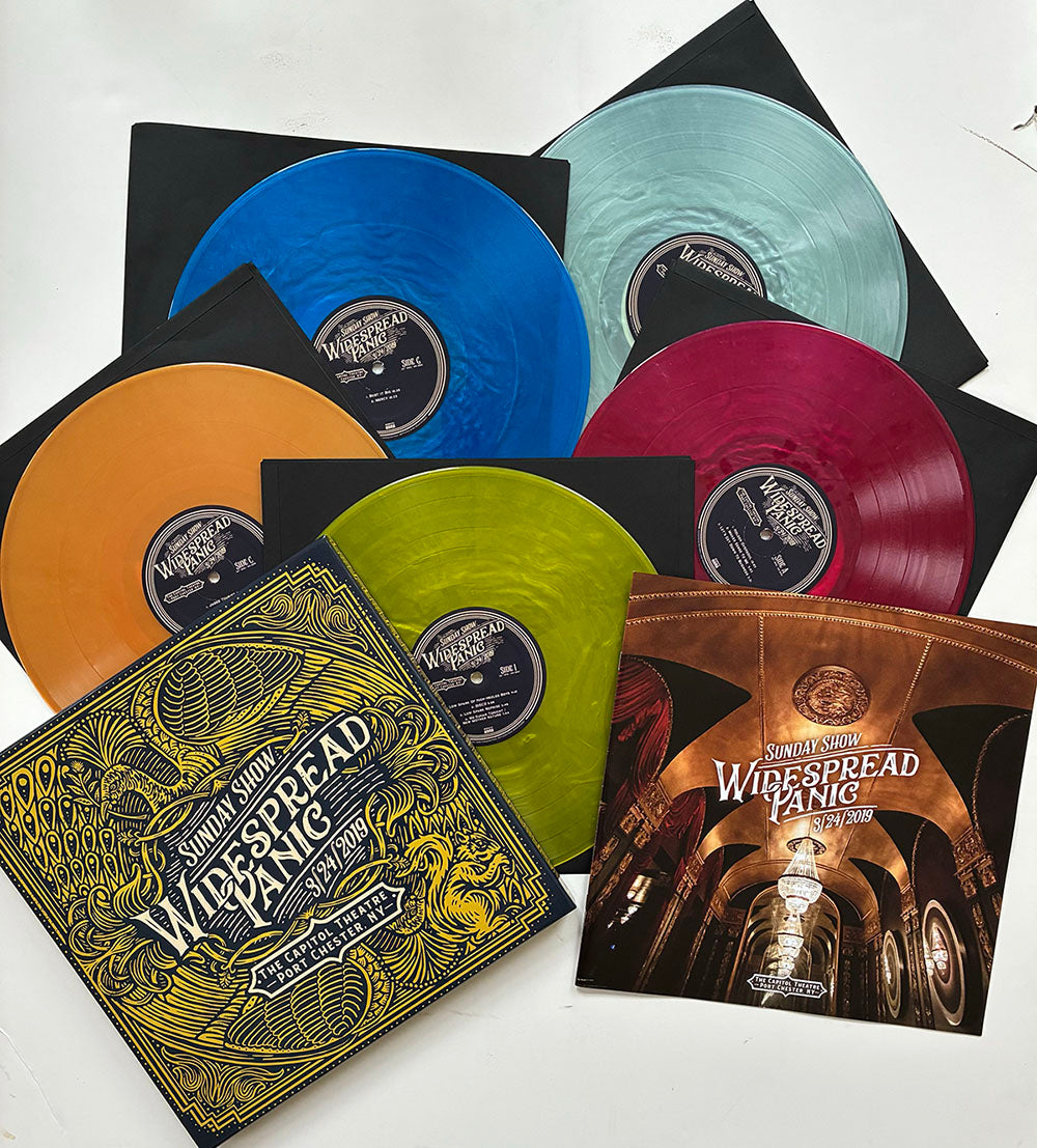 Widespread Panic- Sunday Show: 3/24/2019 Capitol Theatre, Port Chester, NY (5LP Multicolor Metallic Vinyl) - LP