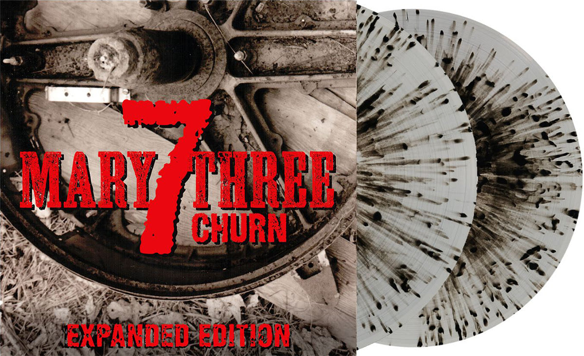 7 Mary Three- Churn (RSD Essential  Milky Clear w/ Black Splatter Vinyl) - LP