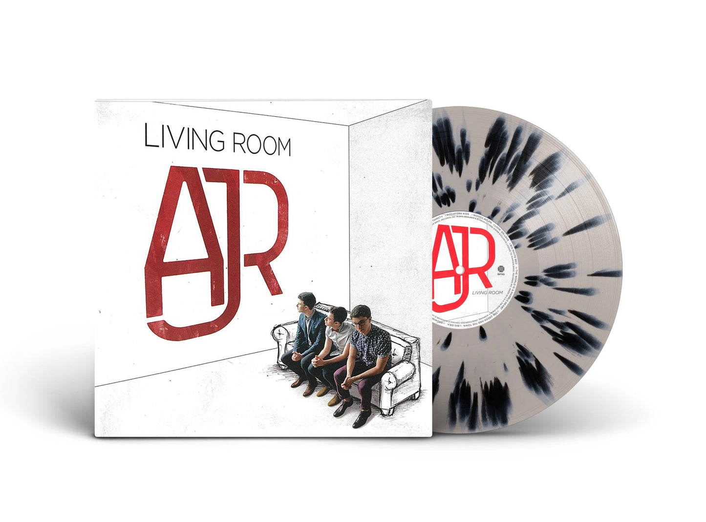 AJR- Living Room (Bone/Black Splatter Vinyl) - LP