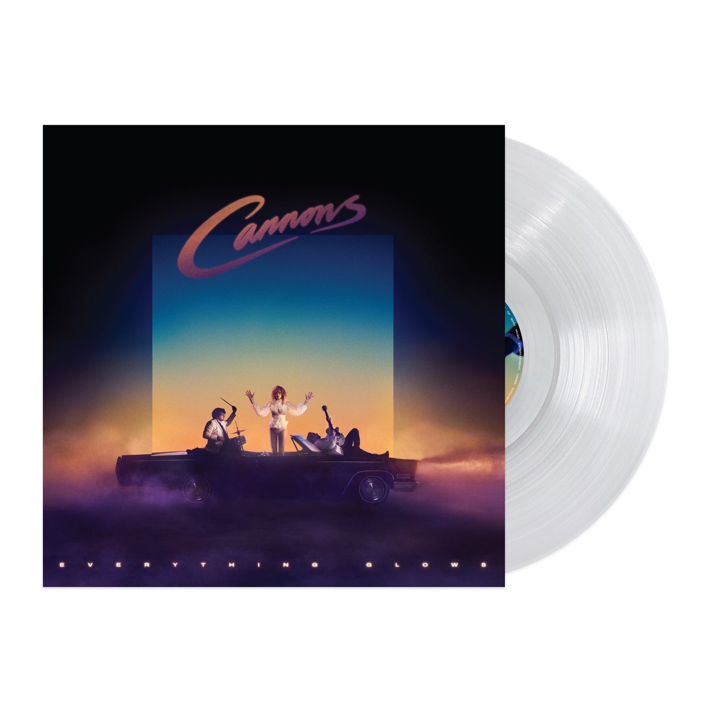 Cannons- Everything Glows (Clear Vinyl) - LP
