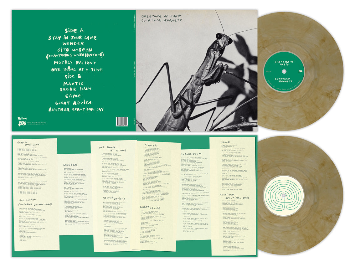 Courtney Barnett- Creature Of Habit (Indie Exclusive Caramel Vinyl) - LP