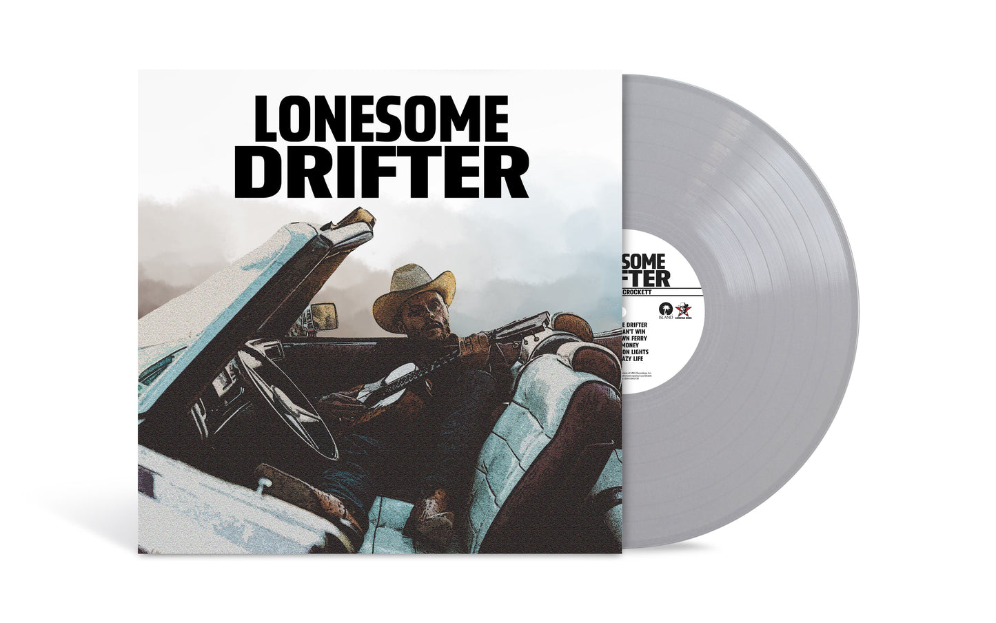 Charley Crockett- Lonesome Drifter [Silver LP] [Alternate Cover] (Indie Exclusive Vinyl) - LP