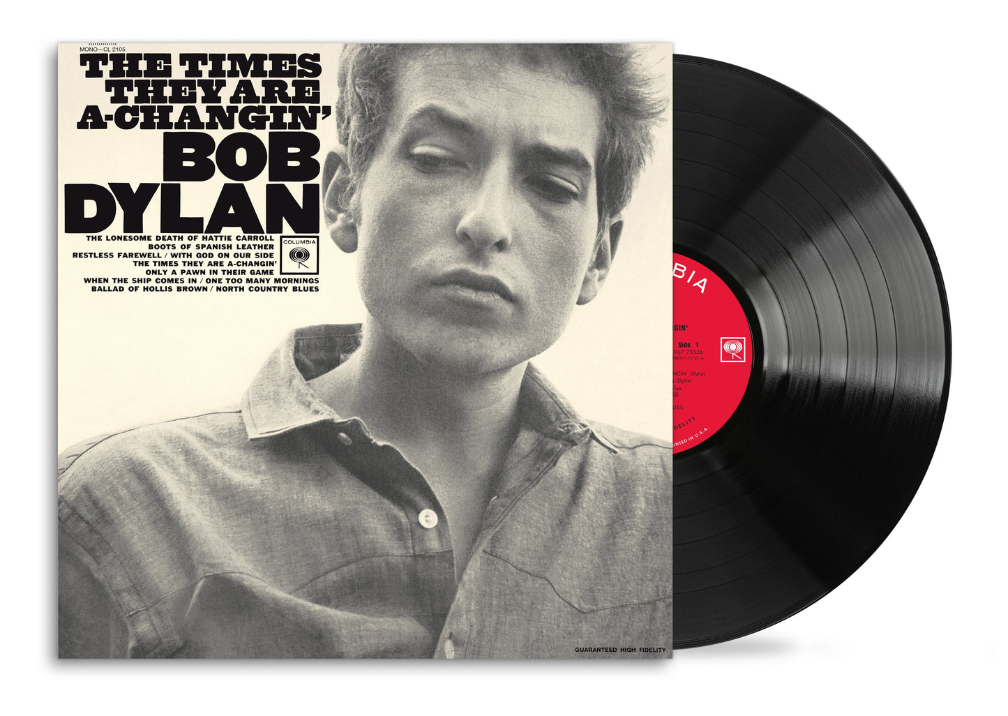 Bob Dylan- The Times They Are A-Changin' (Mono Pressing) - LP