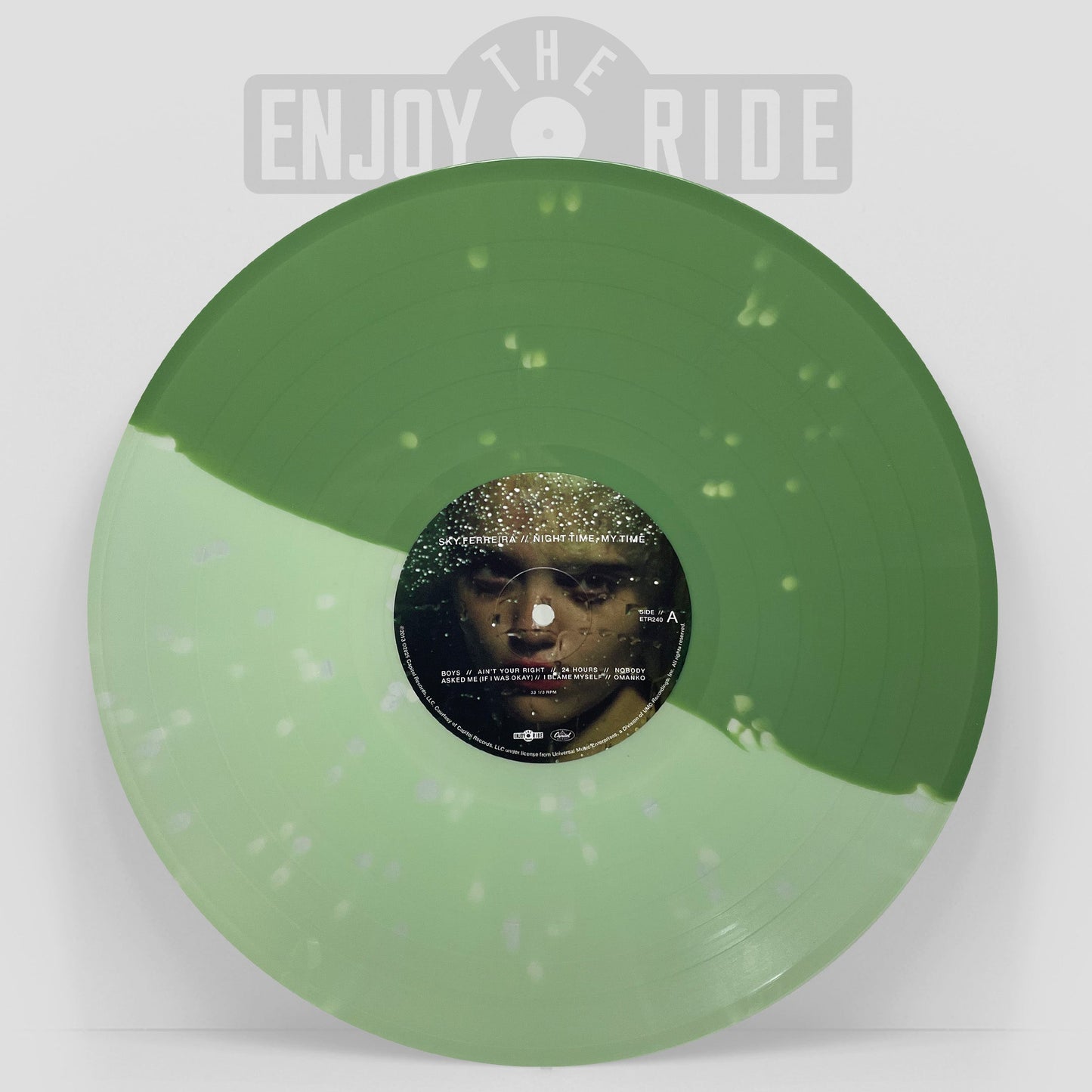 Sky Ferreira- Night Time, My Time (24 Hours Split w/ Splatter Vinyl) (Original Uncensored Cover) - LP
