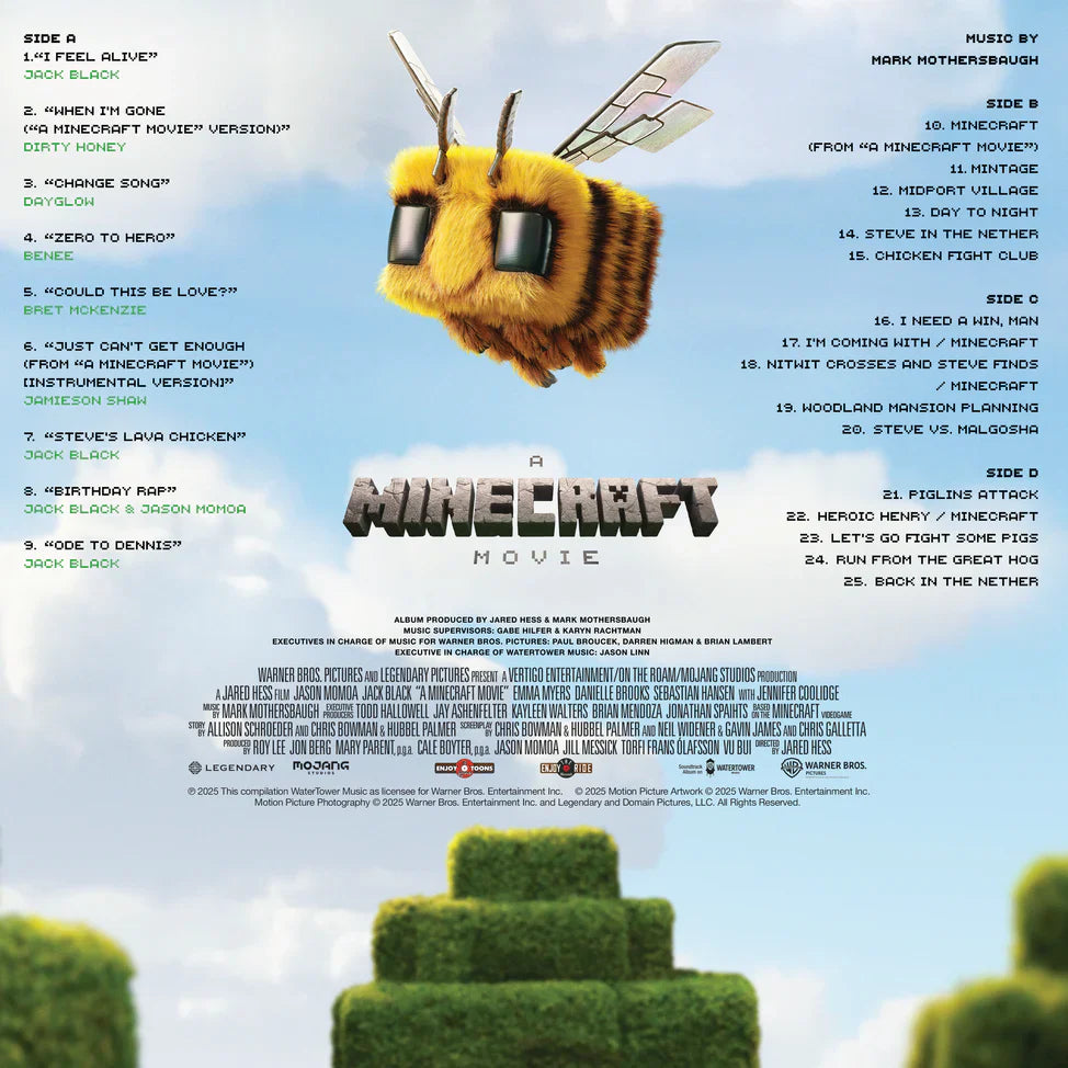 A Minecraft Movie (Original Motion Picture Soundtrack) (LITA Blue Gateway Colored Vinyl) - LP