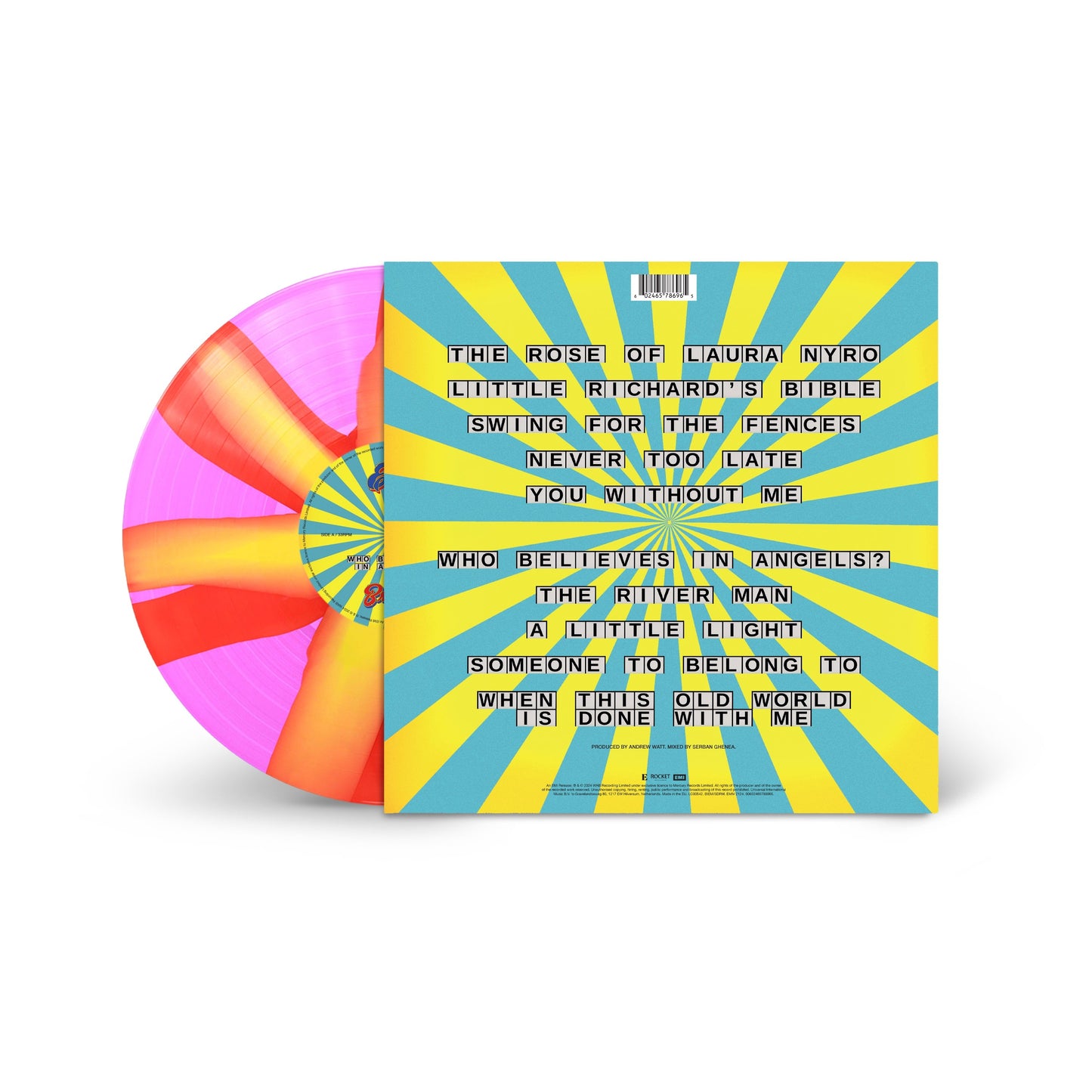 Elton John & Brandi Carlile- Who Believes in Angels? [Pink Spiral LP] (Indie Exclusive Vinyl) - LP