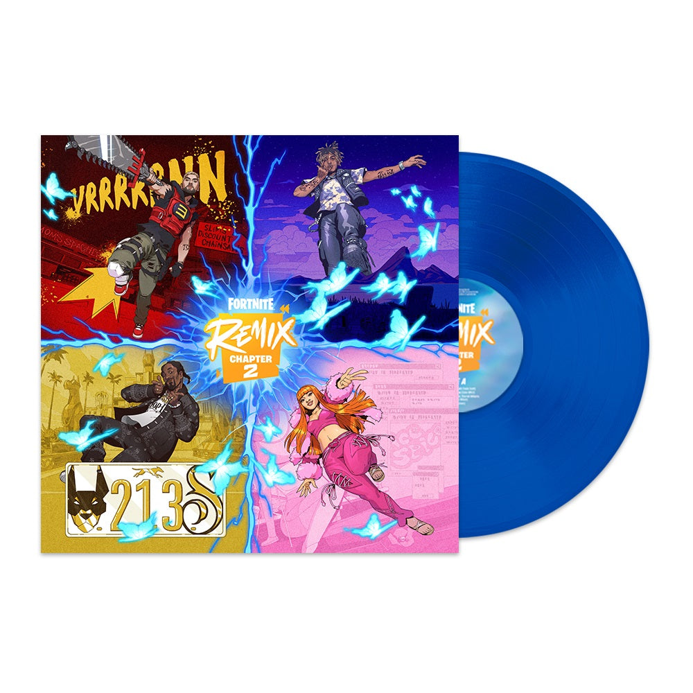 Fortnite Remix Chapter 2 [Blue LP] (Indie Exclusive Vinyl) - LP