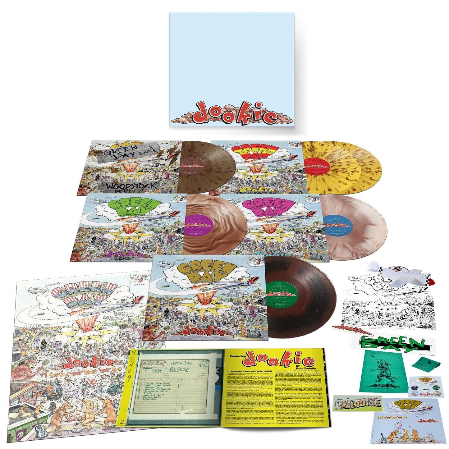 Green Day- Dookie (30th Anniversary 6LP Deluxe Edition) (Indie Exclusive Vinyl) - LP