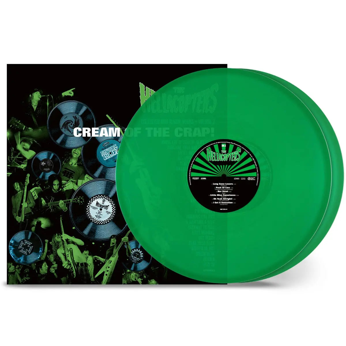 Hellacopters- Cream Of The Crap: Collected Non-Album Works Vol. 3 (Translucent Green Vinyl) - LP