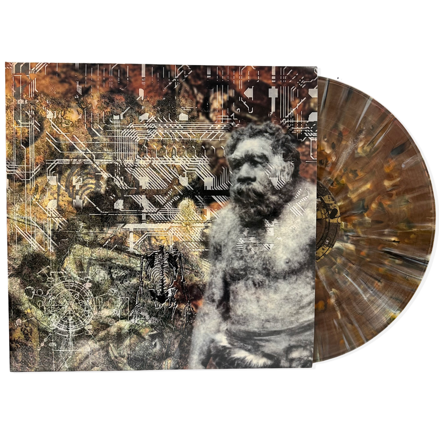 Dissolve- Caveman Of The Future (Clear Orange w/ Black Splatter Vinyl) - LP