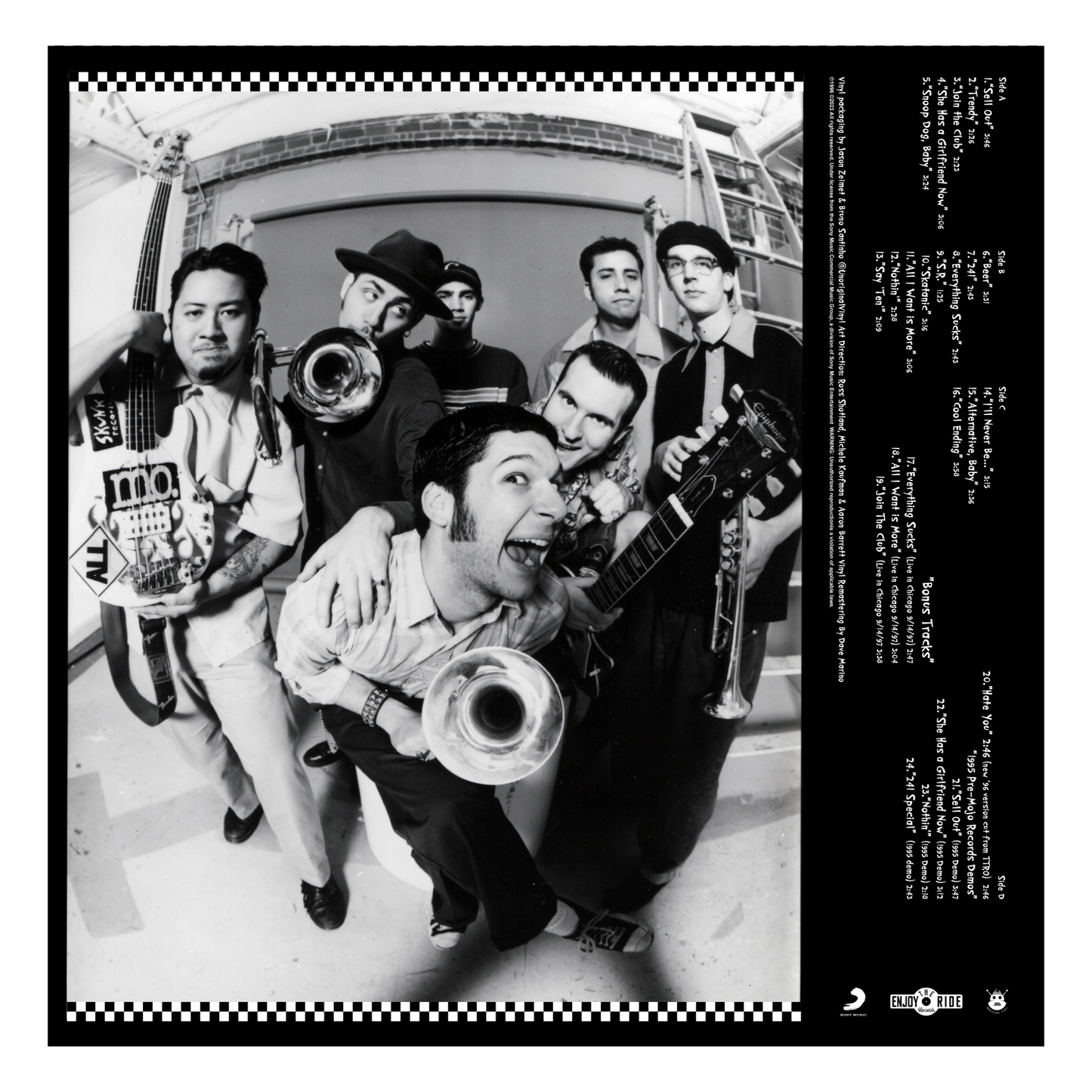 Reel Big Fish- Turn The Radio Off (Darkside Exclusive Black Ice w/ Neon Green Splatter Vinyl) - LP