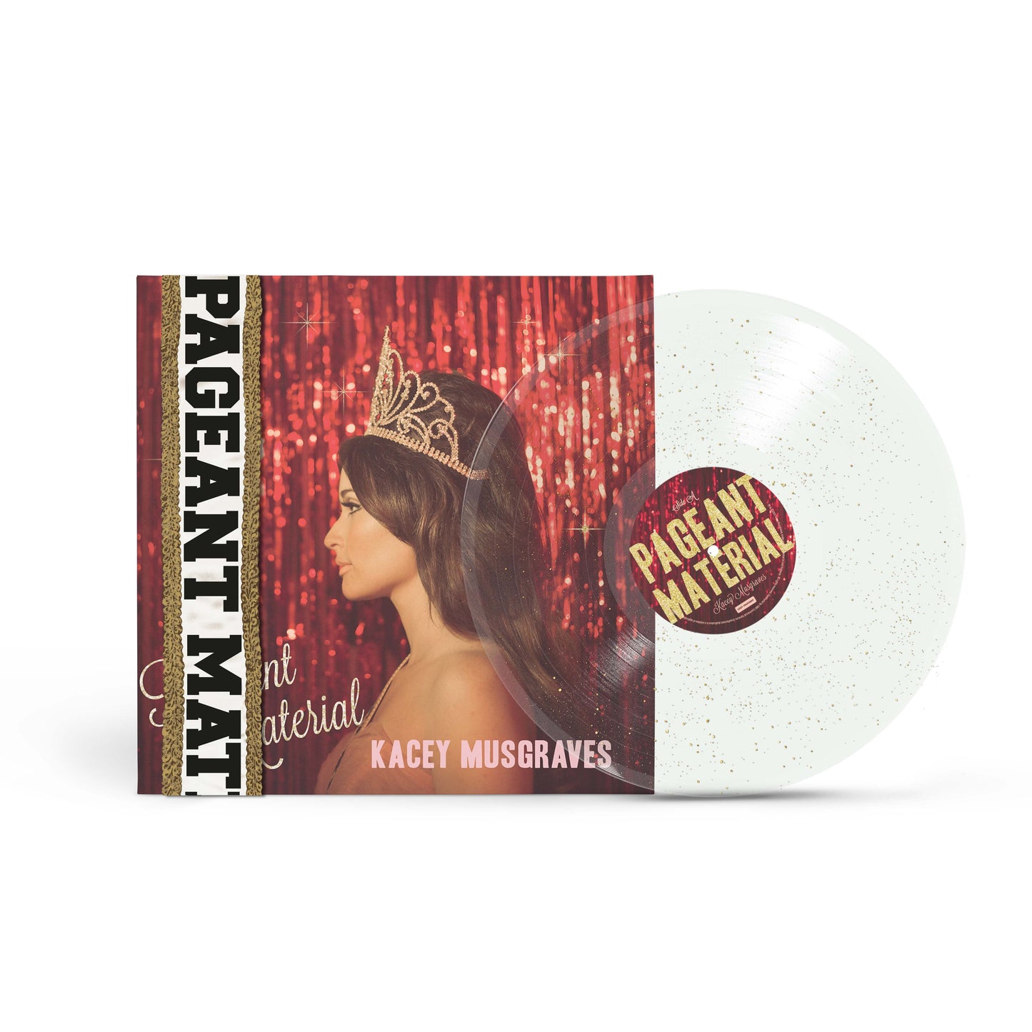Kacey Musgraves- Pageant Material (10 Year Anniversary) [Clear Gold Glitter LP] - LP