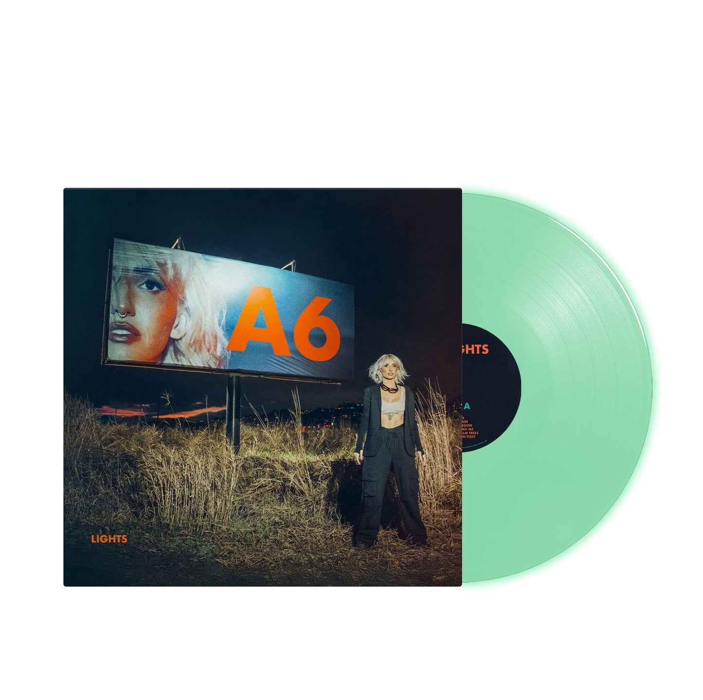 Lights- A6 [Glow-In-The-Dark LP] (Indie Exclusive Vinyl) - LP