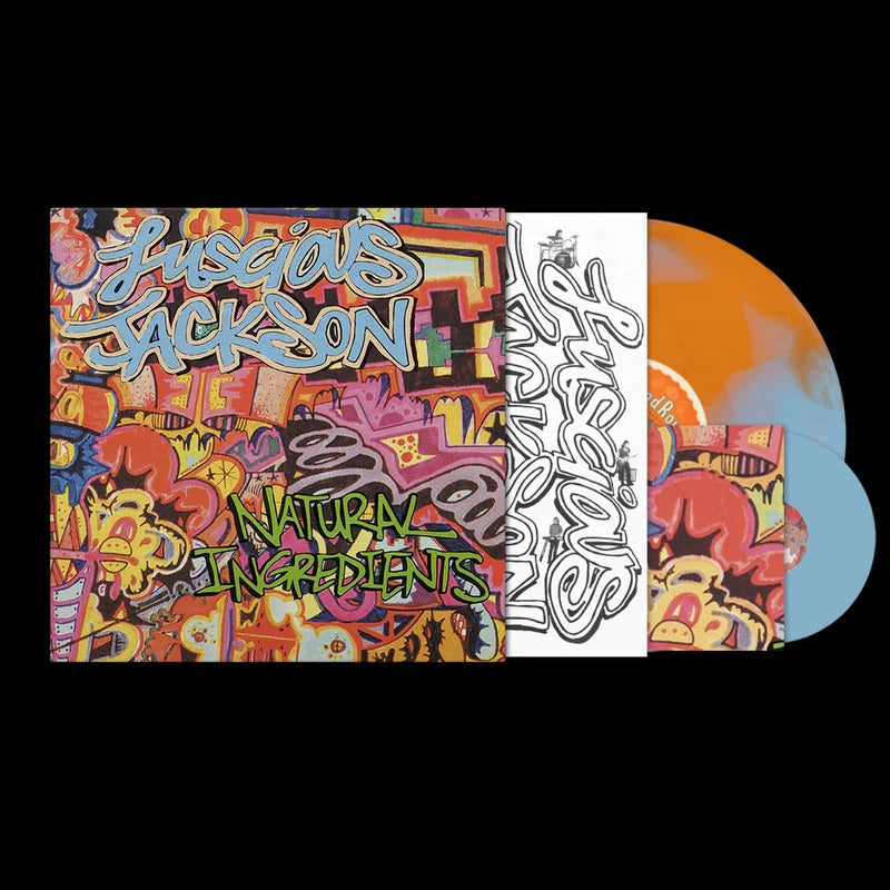 Lucious Jackson- Natural Ingredients [Grand Royal Swirl Vinyl w/ Baby Blue 7" Single] - LP