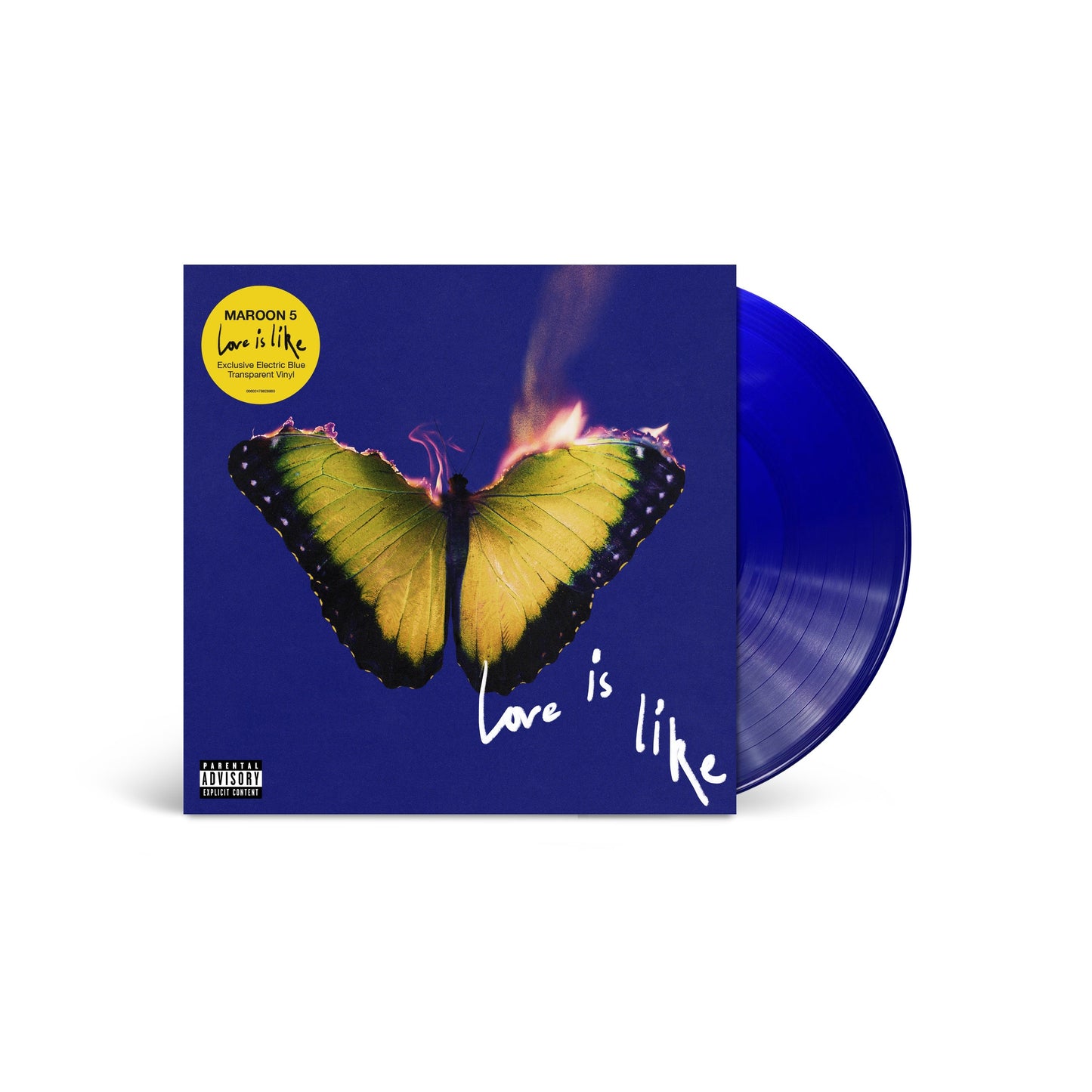 Maroon 5- Love Is Like [Electric Blue Transparent LP] (Indie Exclusive Vinyl) - LP