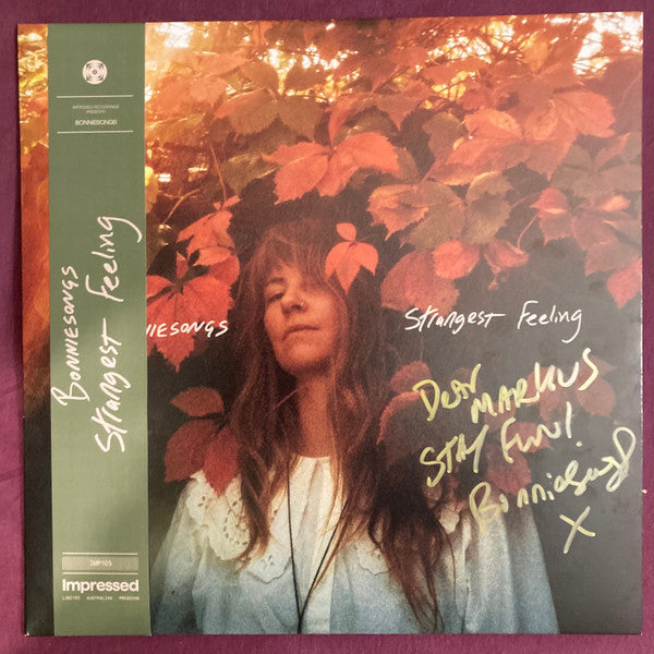 Bonniesongs- Strangest Feeling - Clear Vinyl - LP