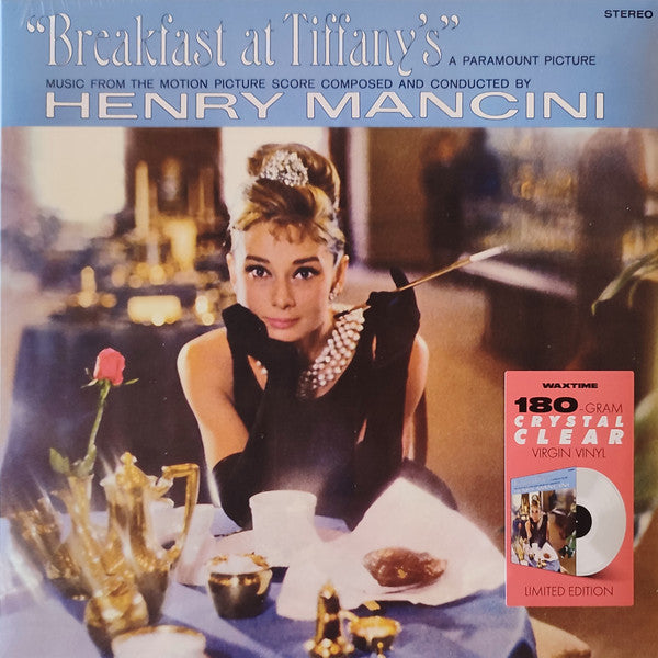 Henry Mancini- Breakfast At Tiffany's (Original Soundtrack) - Limited 180-Gram Crystal Clear Vinyl with Bonus Track - LP