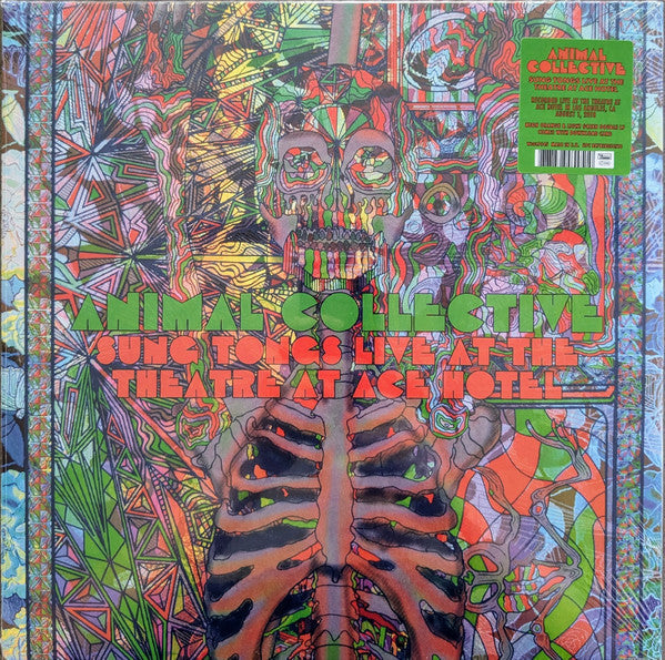 Animal Collective- Sung Tongs Live at the Theatre at Ace Hotel - Ltd Light Green and Neon Orange Vinyl - LP