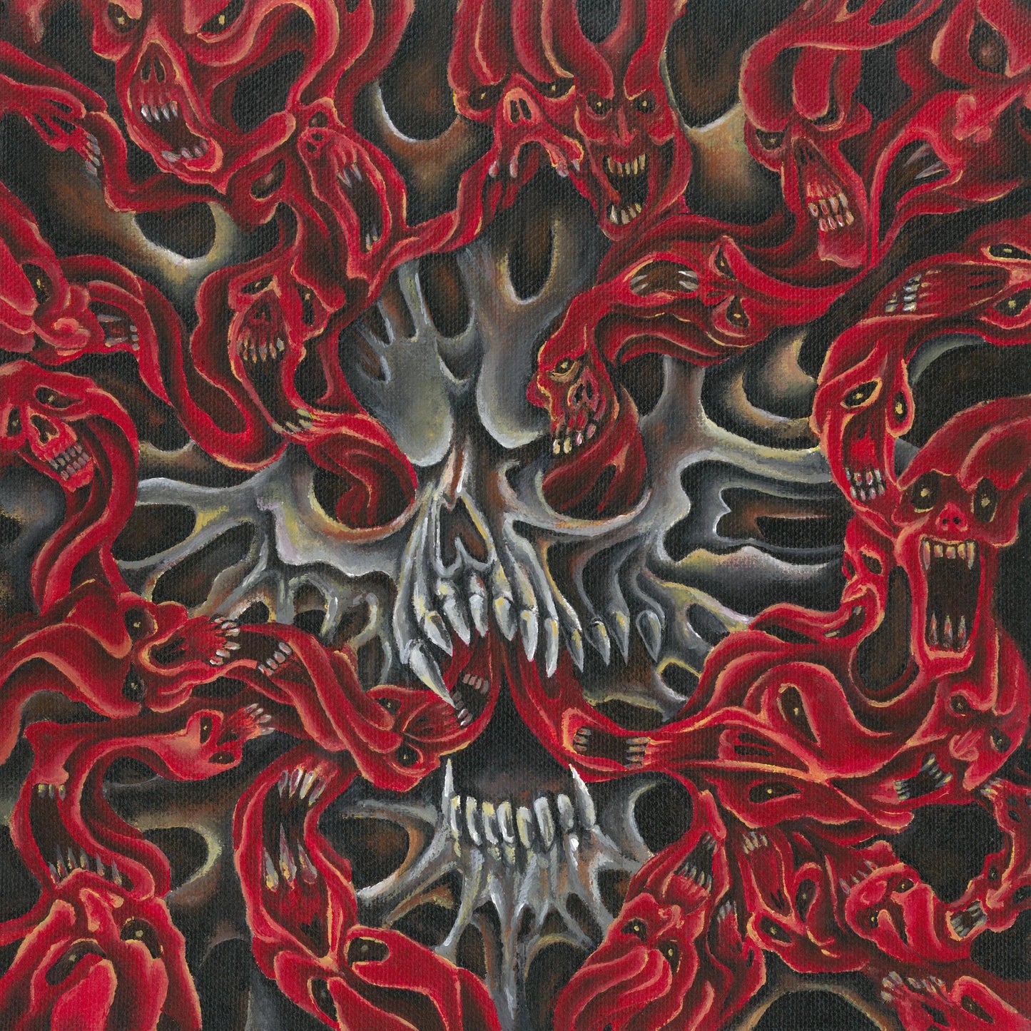 Extinguish- One Less Enemy (Silver Inside Cloudy Clear w/Gold Splatter Vinyl) (DAZE Records) - LP